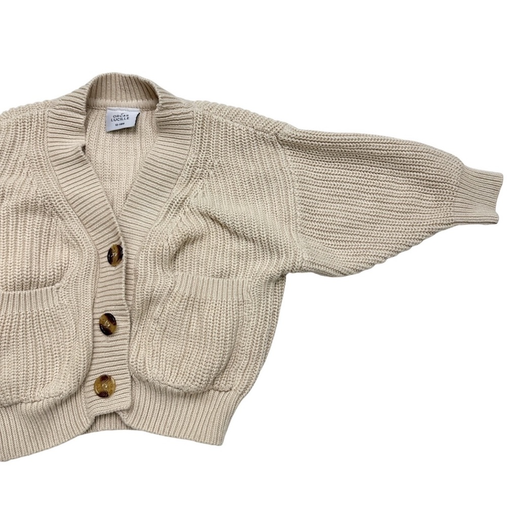 Orcas Lucille Cream Relaxed Fit Cardigan